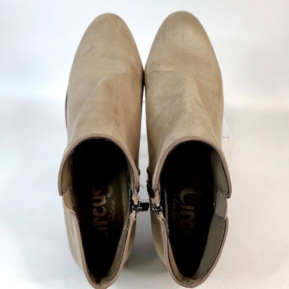 Circus By Sam Edelmam Porter Taupe Ankle Boots Women's Size 10 Retail $120 - Picture 4 of 10